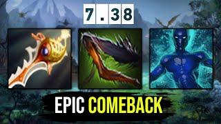 Clutch Comeback with Divine Rapier + Spider Legs Morphling Late Game Dota 2