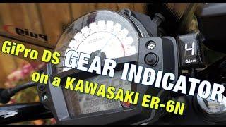 GiPro gear indicator for my Kawasaki ER-6N