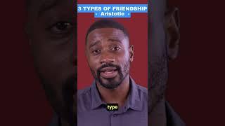 ARISTOTLE on 3 Types of Friendship #aristotle #friendship #friends #shorts