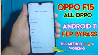 Oppo F15 frp bypass Android 11 | Oppo F15 Google account bypass | All Oppo Android 11 Frp bypass |