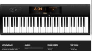 Virtual Piano: East German Anthem (Simple)