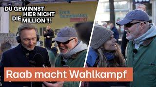 WAHLKAMPF für die FDP!? ​ Raab trifft Lindner | Du gewinnst hier nicht die Million bei Stefan Raab