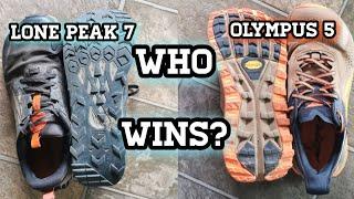 Altra Olympus 5 Vs Lone Peak 7 Trail Shoe Comparison