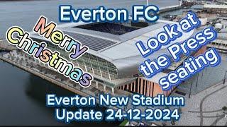 Everton FC New Stadium At Bramley Moore Dock Update 24-12-2024