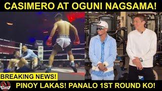 BREAKING: Pinoy PANALO 1st Round KNOCKOUT! | Casimero at Oguni nag SAMA sa Japan!