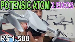 Drone Potensic Atom Como Ligar pela primeira vez Primeira configuração Como configuar Potensic atom