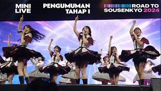 Fancam Mini-Live & Pengumuman Sousenkyo Tahap 1 JKT48 Personal MNG Festival “Road to Sousenkyo 2024”