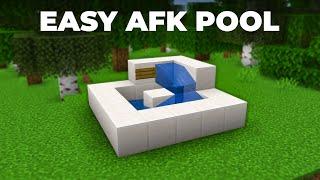 Minecraft Survival AFK Pool | Minecraft 1.21 Tutorial