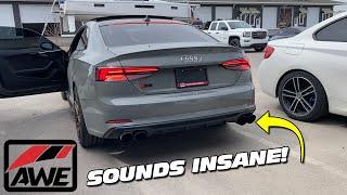 AWE Track Exhaust Install on the B9 Audi S5!