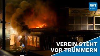 SSV Jeddeloh: Feuer zerstört Sporthallenanbau