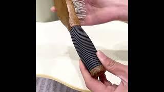 Wooden Long Pin Cat Needle Brush Dog Pet Grooming Brush