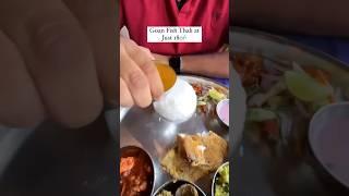 Goan Fish Thali for 180/- | Best local Family Restaurant in Goa | Vinayak Assagoa #goa #fishthali