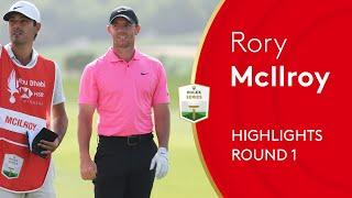 Rory Mcilroy starts his 2021 season with opening round 64! | 2021 Abu Dhabi HSBC Championship