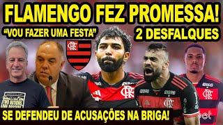 FLAMENGO FAZ PROMESSA PRA GABIGOL E SE DEFENDE DE BRIGA! 2 DESFALQUES NO MENGÃO! TREINOS DEFINIDOS