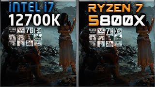 Intel i7 12700K vs Ryzen 7 5800X Benchmarks – 15 Tests 