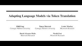 [QA] Adapting Language Models via Token Translation