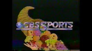 1984 CBS Sports Thanksgiving Weekend Promo