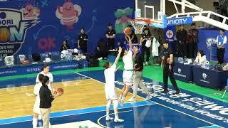 WKBL  2024~2025 하나은행 우리은행 WON전 진안 선수 웜업 (2024.11.17) Woori bank WON  Korea Pro Basketball