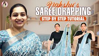 Saree draping for beginners | Part 2 | Nakshathra Nagesh