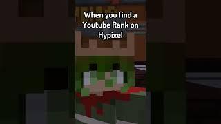 Youtube Rank on Hypixel! #shorts #minecraft