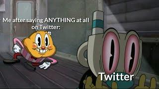 Twitter Portrayed By Cuphead Show!