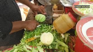 Green Mango Vs Guava|| Amazing Taste || Street Food || Street Walker