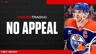 McDavid won't fight three-game suspension  | Insider Trading