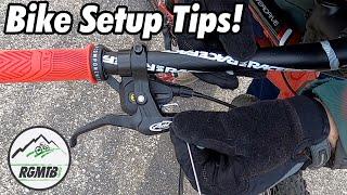 Entry Level Mountain Bike Upgrades - Tips for setting up the controls on your mountain bike