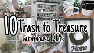 10 FARMHOUSE TRASH TO TREASURE FURNITURE MAKEOVERS