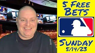 Sunday 5 Free MLB Betting Picks & Predictions - 5/14/23 l Picks & Parlays