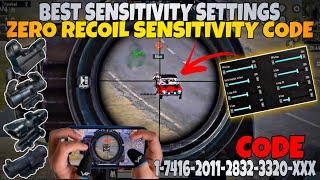 3.5 UPDATE  BEST SENSITIVITY CODE + CONTROL SETTINGS PUBG MOBILE/BGMI