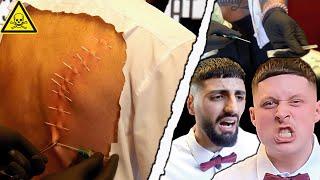 Wer bekommt mehr PIERCINGS in den Rücken | Spiel 3 | Jordan VS Semih