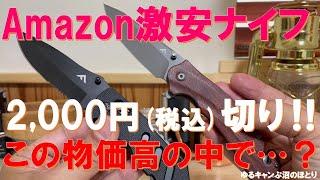 本気⁉ (マジ⁉) Amazon 2千円以下の激安ナイフは使えるのか？FLISSAフォールディングナイフが衝撃価格で新発売‼