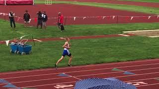 2018 Districts Track Championships Landen Fraylick 3200M