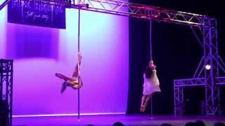 Amy Hazel ft. Andrea James Lui - Pole Theatre 2016 Pro Drama