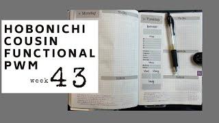 Hobonichi Cousin FUNCTIONAL Weekly Planning 43