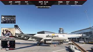 MSFS LIVE! | KSFO- KLAS | FENIX A321 & A319 DUAL STREAM!