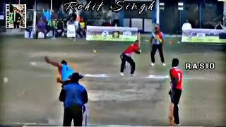 ONE OF THE BEST LEFT HAND BATSMAN IN TENNIS CRICKET  Rohit Singh Rajput   DADA ALWAYS BEST 