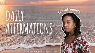 Daily Affirmations for Introverts: Build Confidence & Self-Love #mindfulness