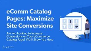 eCommerce Catalog Page Strategy - How To Maximize Conversions