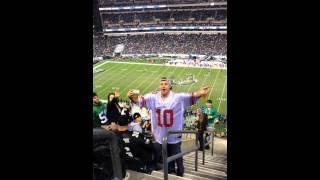 EAGLES FANS SHOW THE LOVE AT THE BLACKOUT GAME.10/12/14 GO EAGLES!!!!