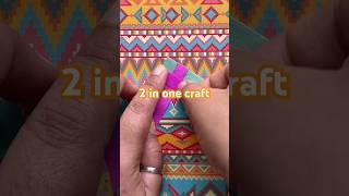 BEST 2 in 1 CRAFT || #creativecraftsbelief #bookmark #friendshipband #shortsfeed #diy #ytshorts