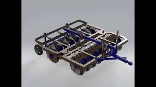 SOLIDWORKS VISUALIZE | Agricultural Equipment | Plough