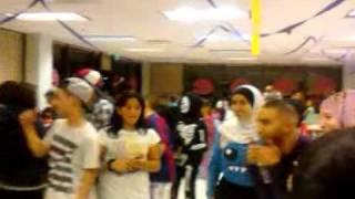 fouseytube taking pictures with fans at haloween funraiser