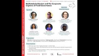 Webinar: Multistakeholderism and the corporate capture of global food governance