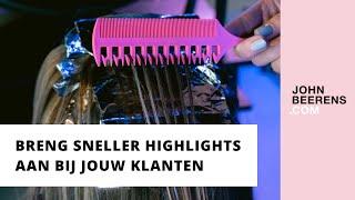 Breng sneller en nauwkeurigerhighlights aan bij jouw klanten met: de 11PINK highlight kam