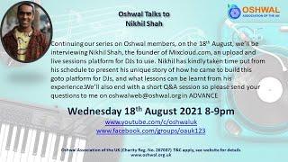 Oshwal Talks - Nikhil Shah