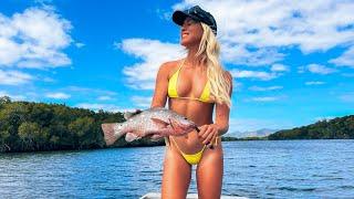 AUSSIE LIFESTYLE EP ️ eating what we catch + MY FIRST MANGROVE JACK!!