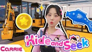 콜라와 함께 대형 키즈카페에서 코인찾기 놀이 | 숨바꼭질 Hide and SeekFinding coins at a large kids' cafe with Coke