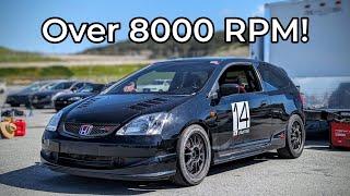 2002 Honda Civic EP3 "Type R" Track Review - Pure VTEC Noises!